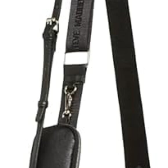 Bevelyn Convertible Crossbody Bag Womens Black Zipper Compartments Removable Str - Picture 5 of 5